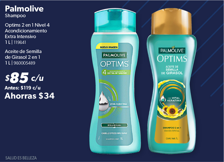 Shampoo optims aceite de semilla