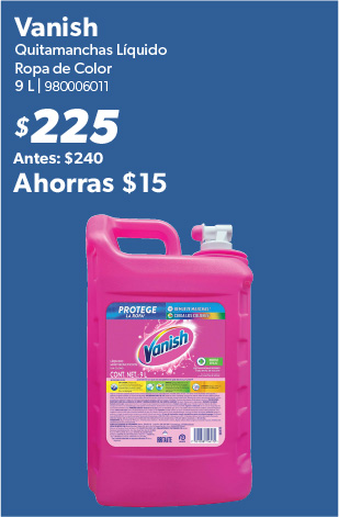 Quitamanchas liquido ropa color