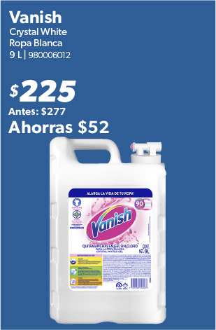 Quitamanchas liquido ropa blanca