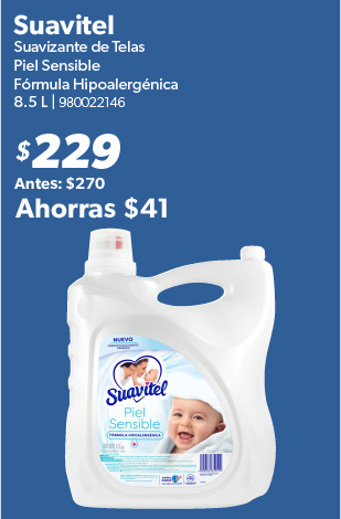 Suavizante de telas piel sensible