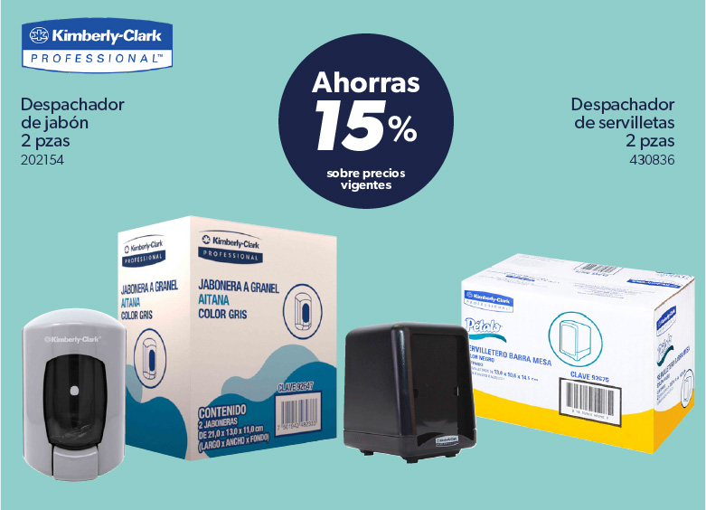 Despachador de jabon servilletas