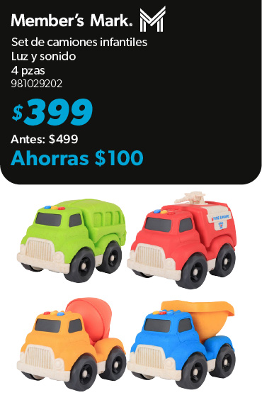Set de camiones infantiles