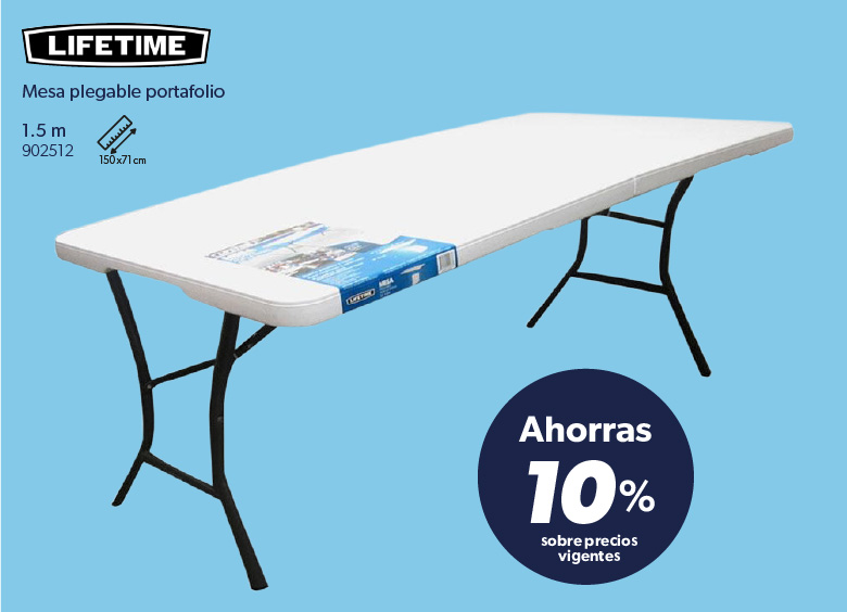 Mesa plegable portafolio