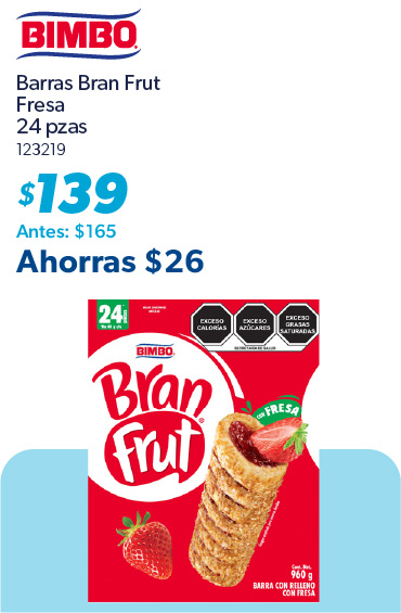 Barras Bran Frut fresa