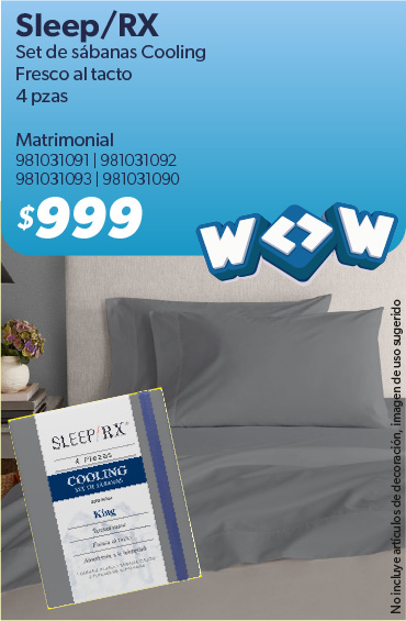 Set de sabanas cooling matrimonial