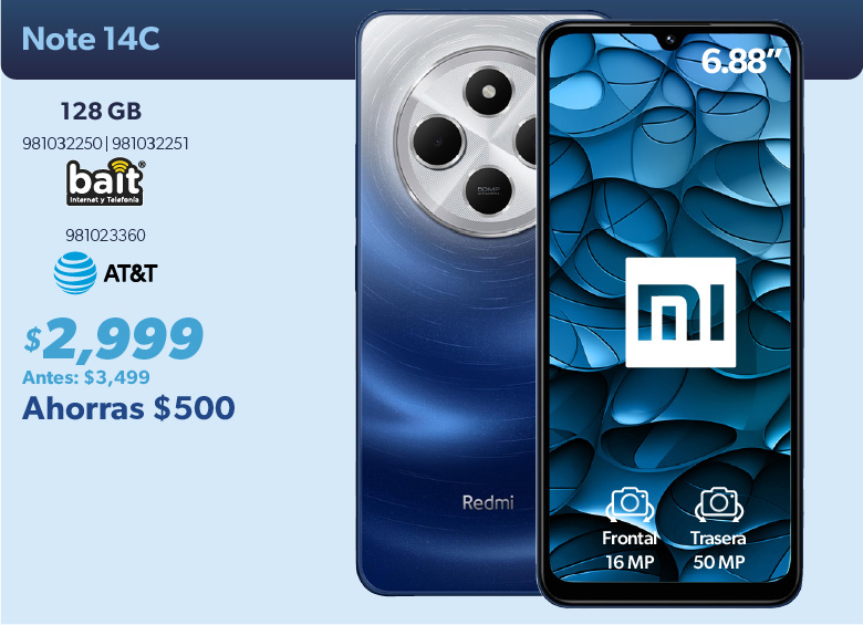 Smartphone note 14C 128