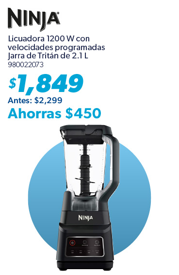 Licuadora con jarra de tritan