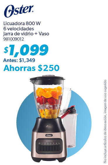 Licuadora seis velocidades
