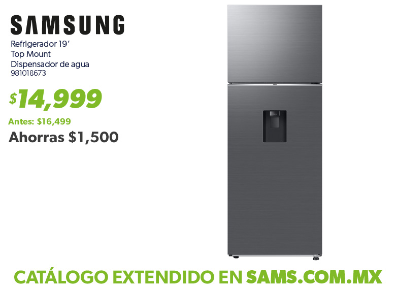 Refrigerador  19 pulgadas dispensador de agua