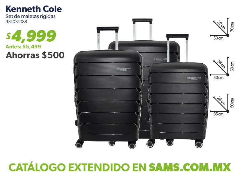 Set de maletas rigidas
