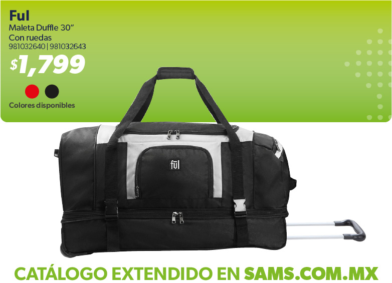 Maleta duffle con ruedas