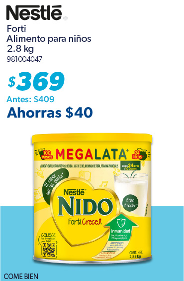 Forti alimento para ninos