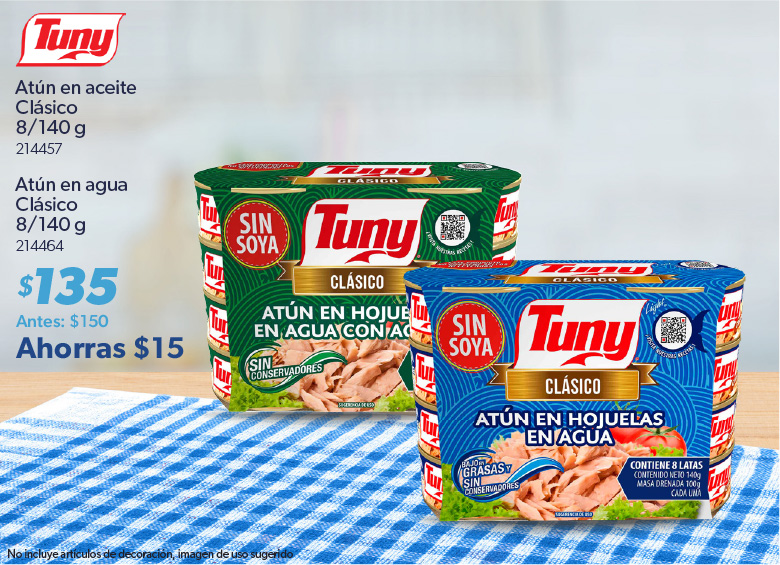 Atun en aceite  agua