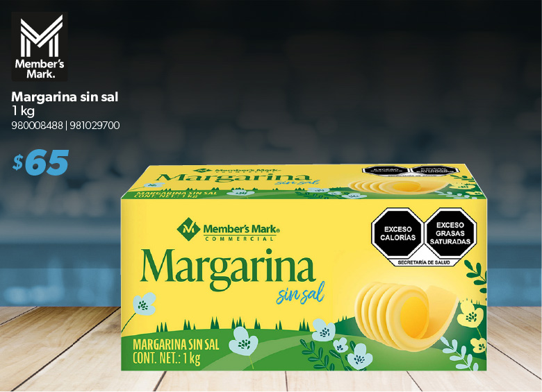 Margarina sin sal