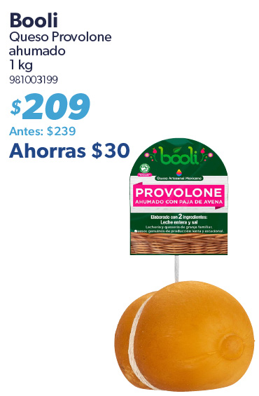 Queso provolone ahumado