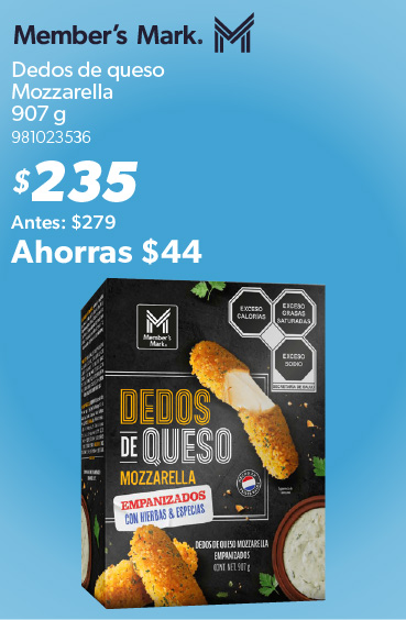 Dedos de queso mozzarella