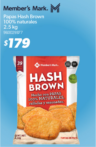 Papas hash brown