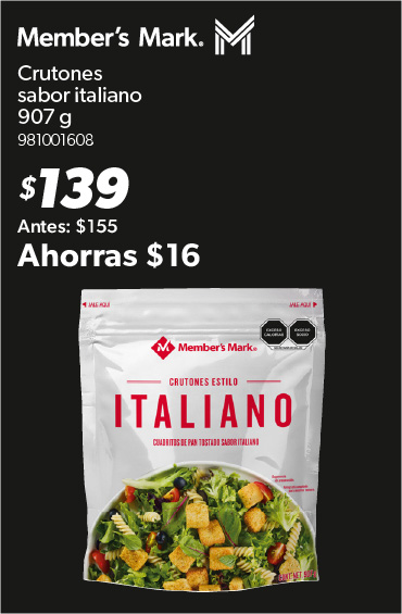 Crutones sabor italiano