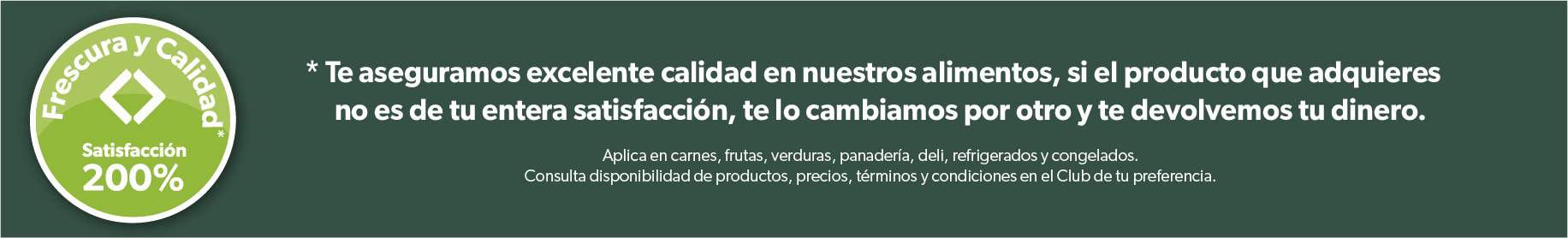 Frescura y calidad Satisfaccion 200 %
