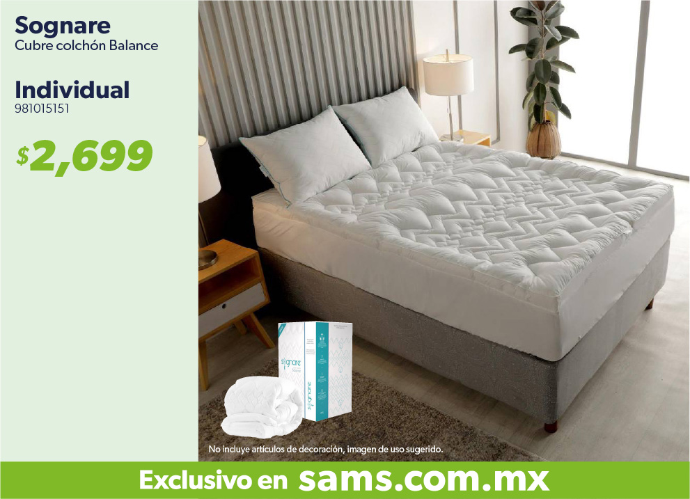 Cubre colchon balance individual