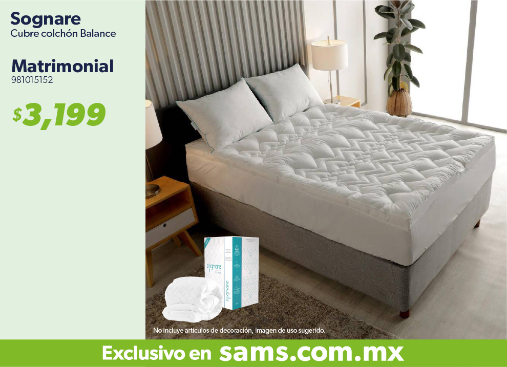 Cubre colchon balance matrimonial