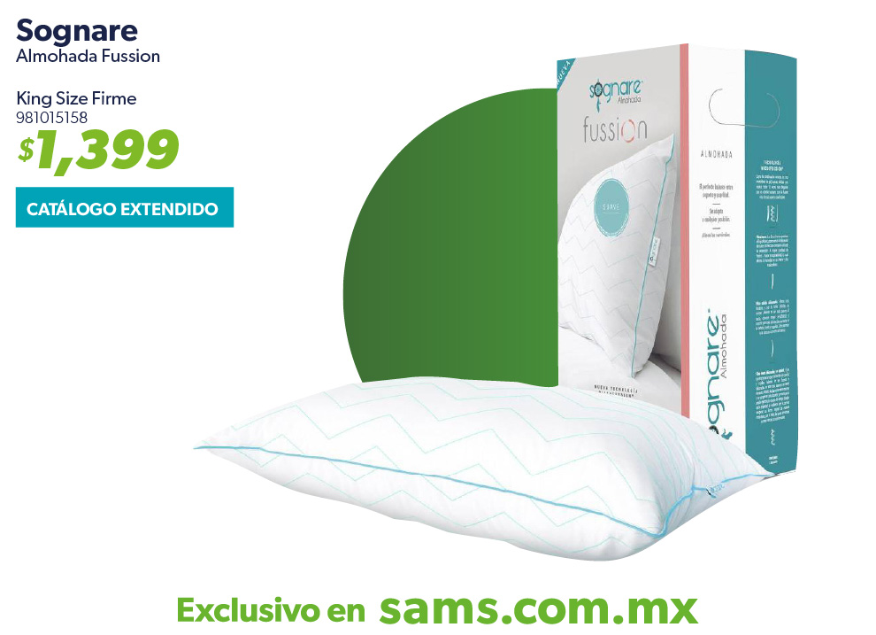 Almohada fussion king size firme