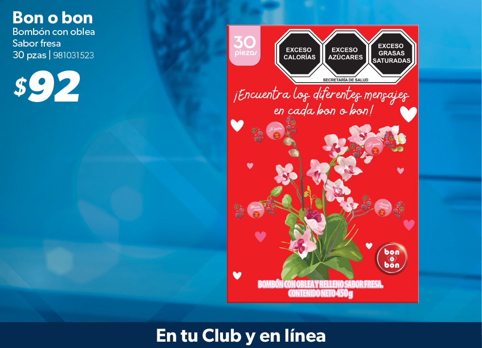 Bombon con oblea sabor fresa