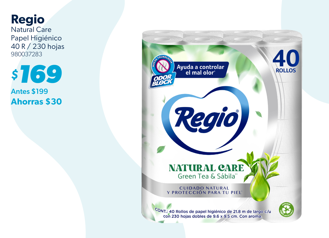 Papel higienico natural care