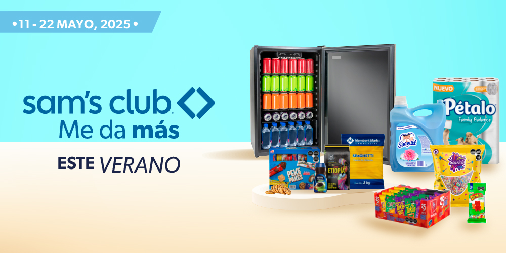 "Sams Club me da mas este verano "