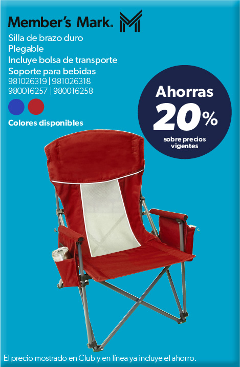 Silla de brazo duro plegable