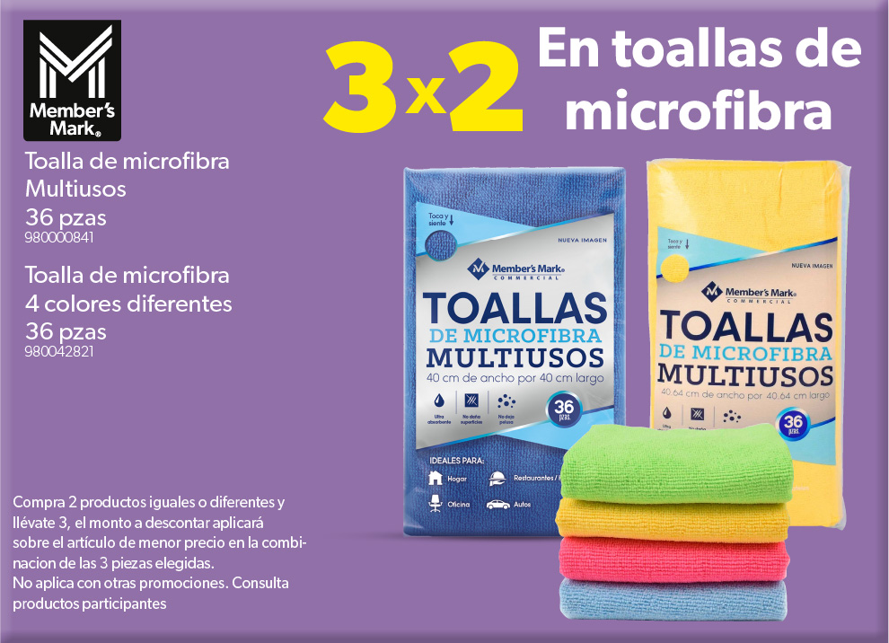 Toalla de microfibra multiusos