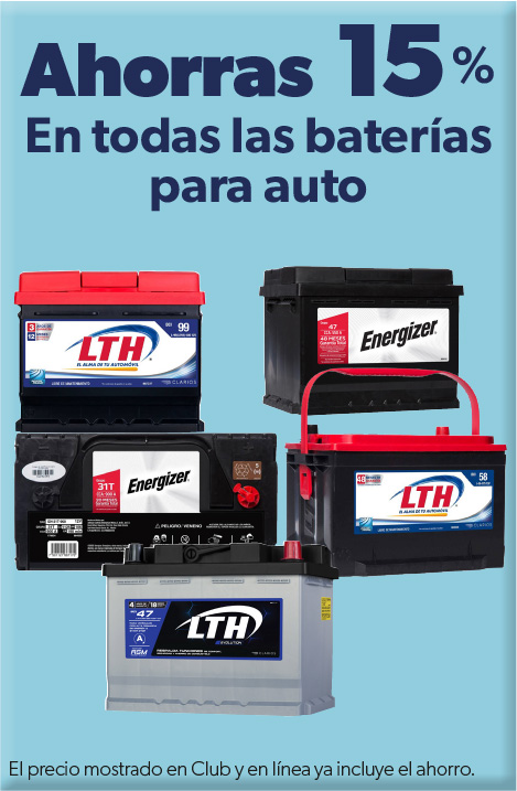 En todas las baterias para auto
