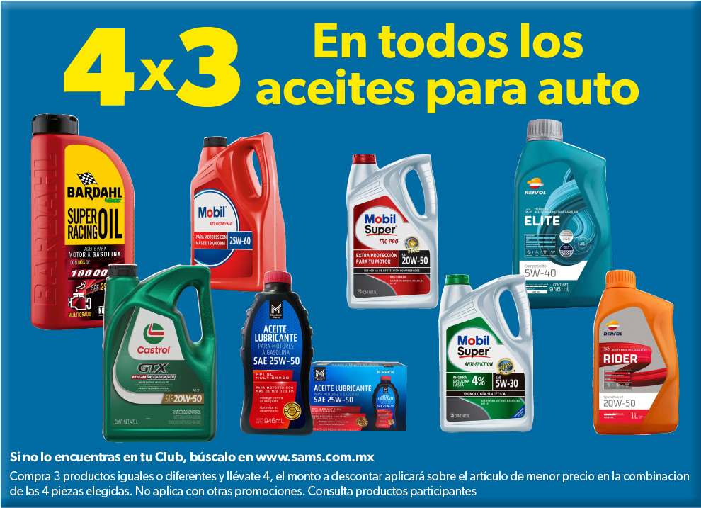 En todos los aceites para auto