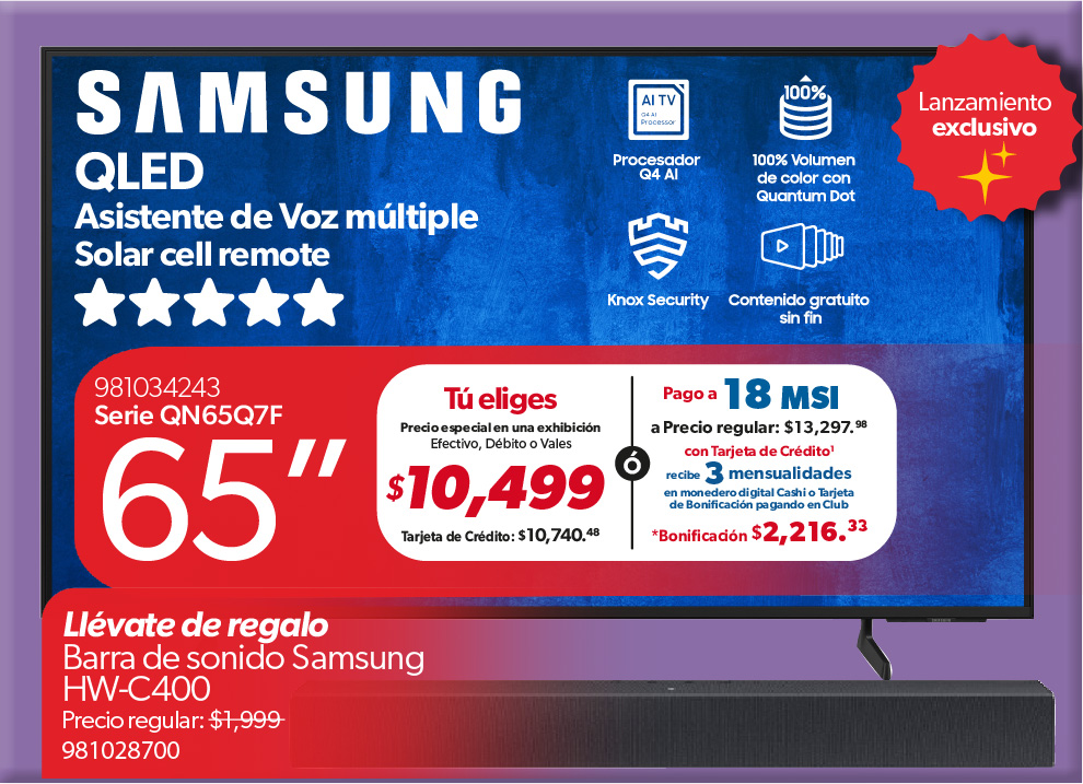 Pantalla 65 pulgadas