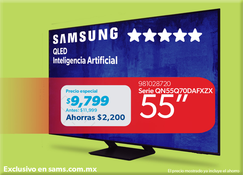 Pantalla QLED 55 pulgadas