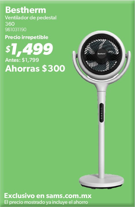 Ventilador de pedestal
