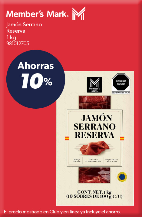 Jamon serrano reserva