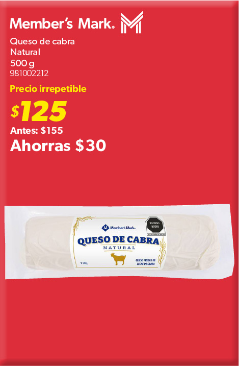 Queso de cabra natural