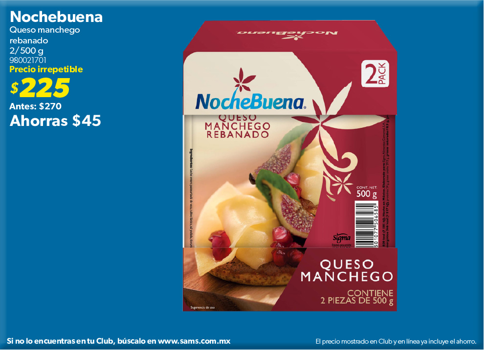 Queso machego rebanado