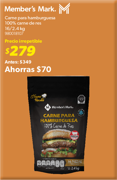 Carne para hamburguesa