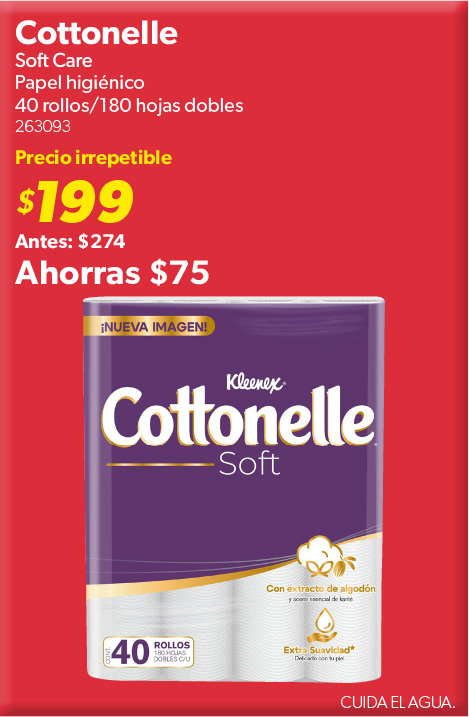 Papel higienico soft care