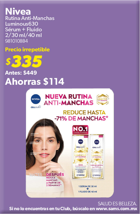Rutina antimanchas