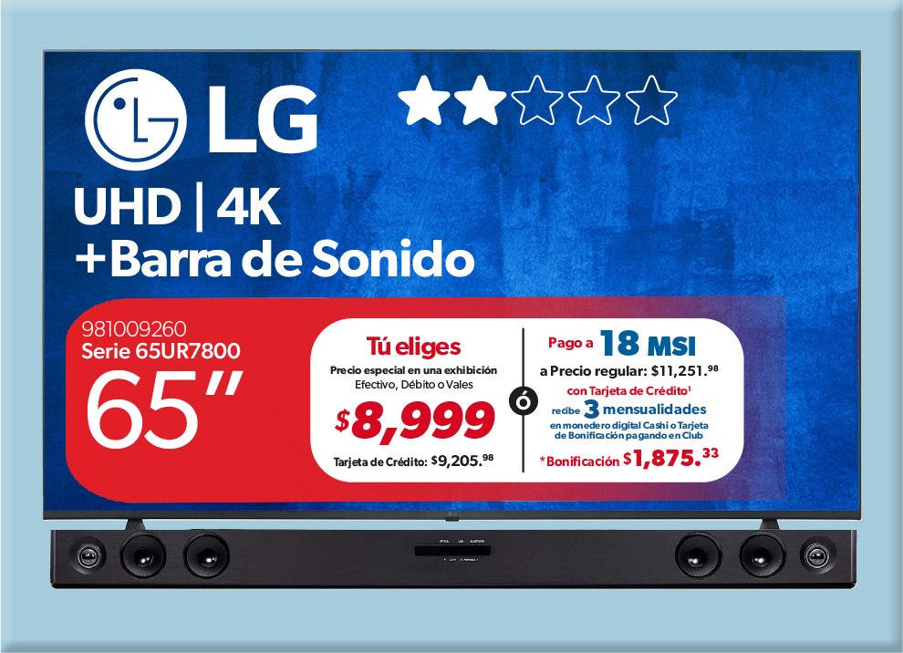 Pantalla 65 pulgadas