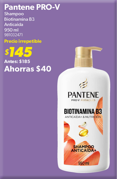 Shampoo biotinamina