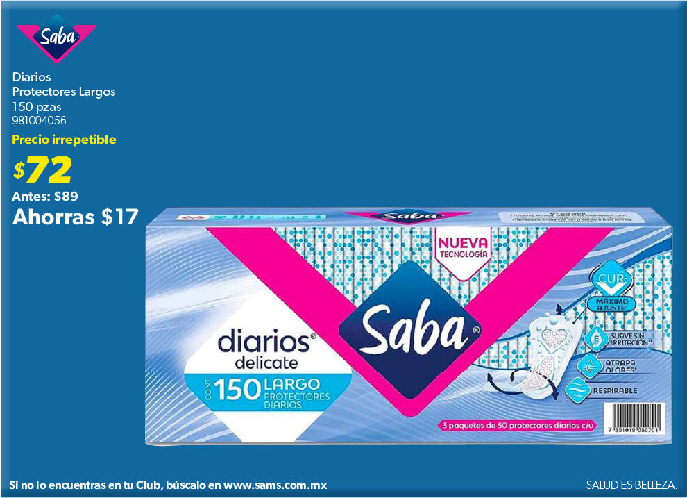 Protectores largos diarios
