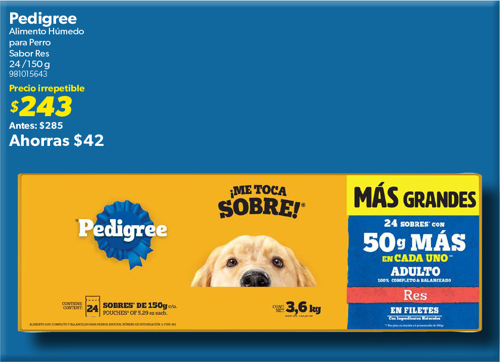Alimento humedo para perro