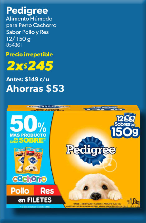 Alimento humedo para cachorro