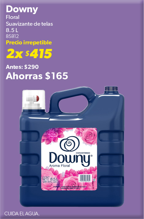 Suavizante de telas floral