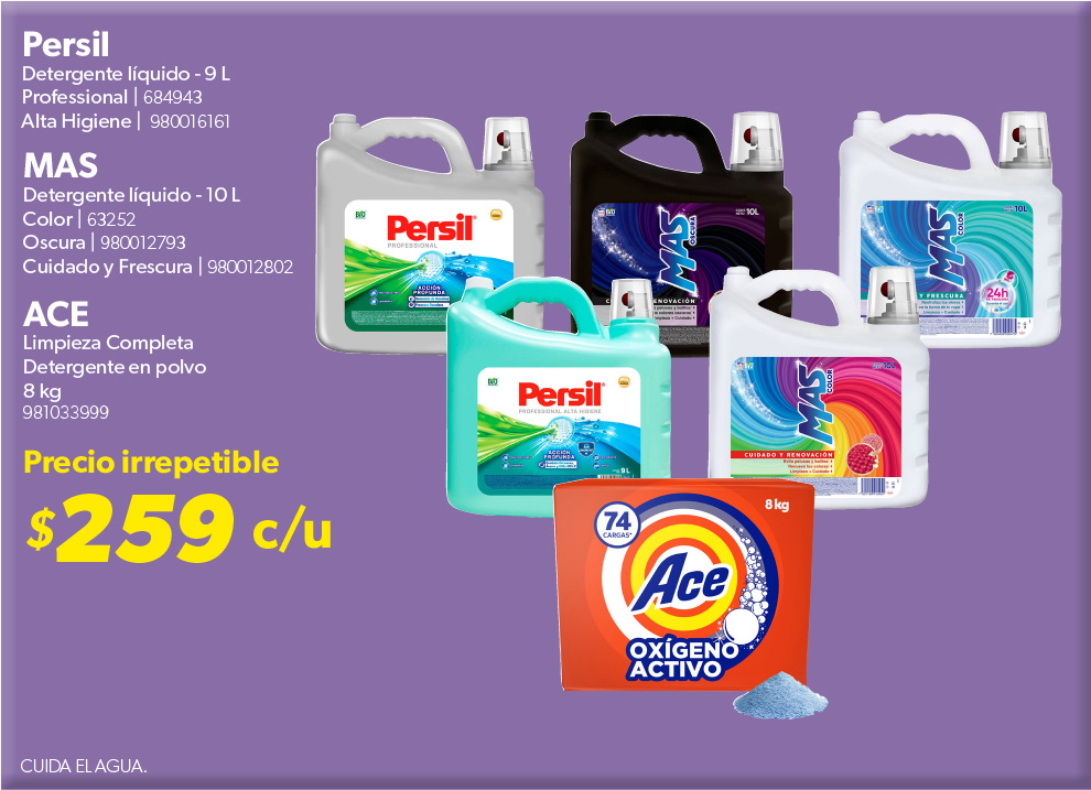 Detergentes liquidos