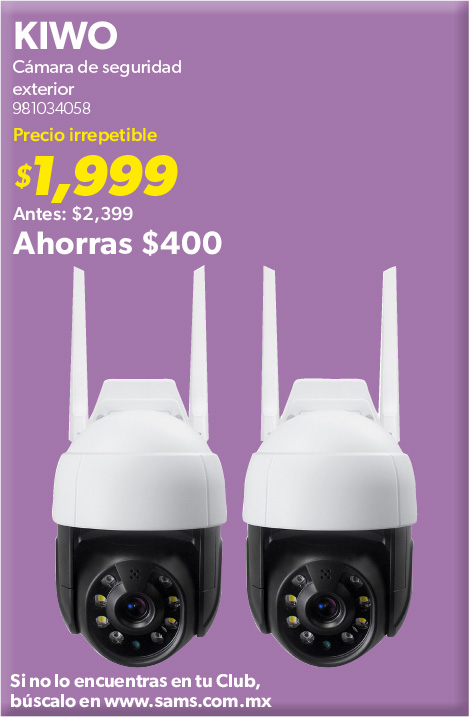 Camara de seguridad exterior